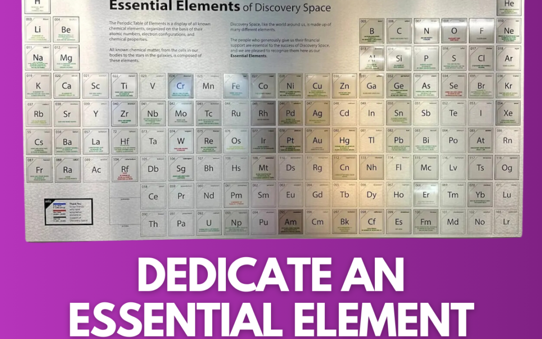 Dedicate an Essential Element – Choose Your Donation