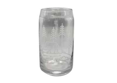 Laser-Etched Drinking Glass Class – $45