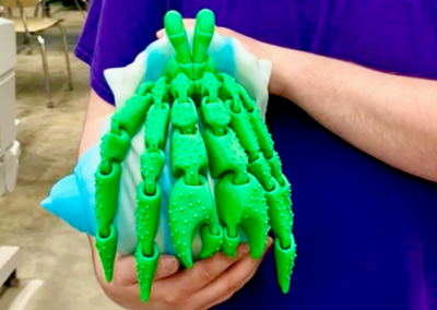 Giant 3D Printed Hermit Crab – $85