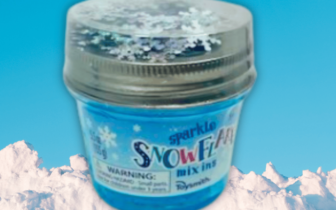 Snowflake Mix-Ins Slime – $7